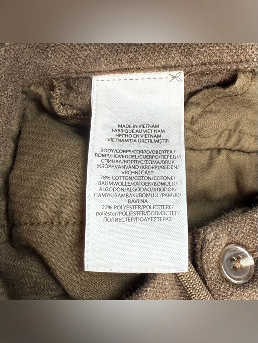 Polo Ralph Lauren Mens Textured Jogger Sweatpants Sz Medium Brown A9 - Picture 6 of 8